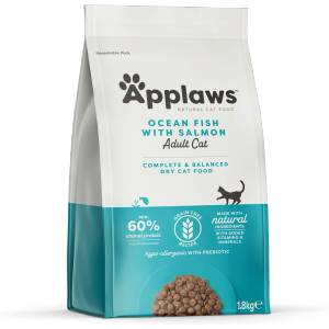 Applaws Adult Cat Ocean Fish with Salmon - Суха храна за котки с 50% океанска риба и сьомга