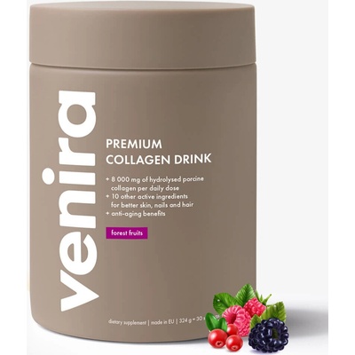 Venira Premium kolagenový drink pre vlasy nechty a pleť 324 g lesné plody 30 dávok