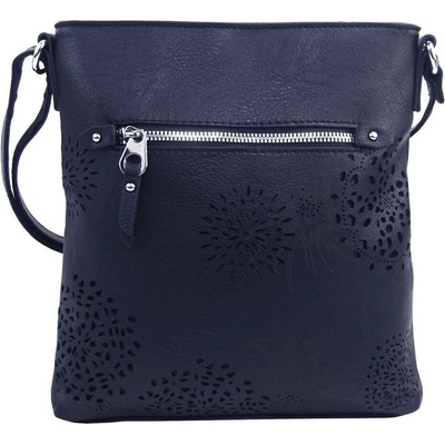 Bella Belly crossbody dámská kabelka v květovaném designu tmavě modrá 5432-BB