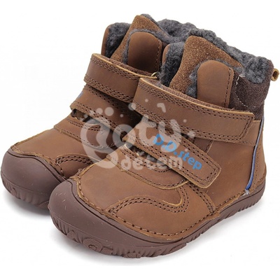 D.D.Step Barefoot zimní boty W073-42814 Chocolate