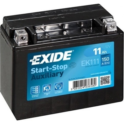 Exide Start-Stop Auxiliary 12V 11Ah 150A EK111