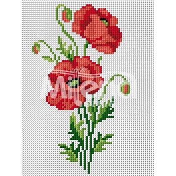 Image 1 of Milena Style Макове - гоблен с щампа с конци Ariadna