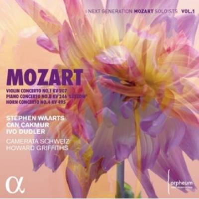 STEPHEN WAARTS CAN CAKMUR HOWARD GRIFFITHS IVO DUDLER CAMERATA SCHWEIZ - Violin Concerto No. 1 Kv 207 Piano Concerto No. 8 Kv. 246 Lutzow & Horn Concerto No. 4 Kv 495 CD