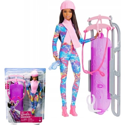 Barbie na sáňkách HGM74