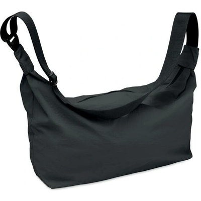 Nylonová crossbody taška čierna