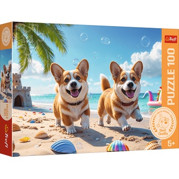 Trefl - Puzzle Corgi - the Doggy - 100 piese