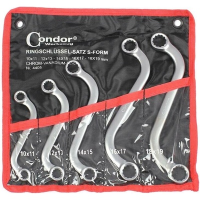 Condor klíče očkové "S" profil 10 - 19 mm sada 5 dílů 100-00587
