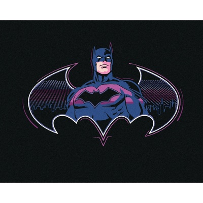Zuty Malování podle čísel BATMAN V ODSTÍNECH FIALOVÉ