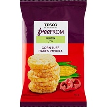 Tesco Free From Kukuřičné chlebíčky s paprikovou příchutí 60 g