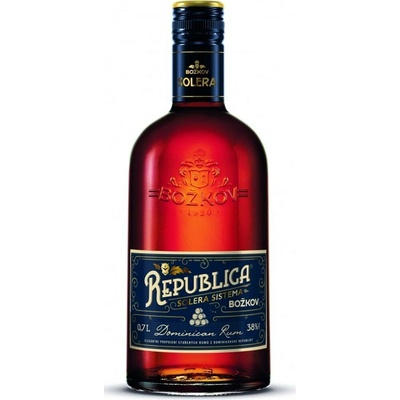 Božkov Republica Sistema Solera 38% 0,7 l (holá láhev)