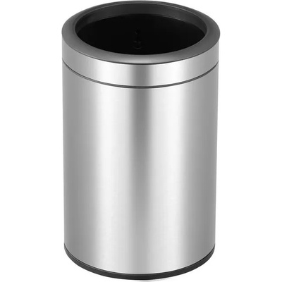 EKO 12 л отворен кош за отпадъци матиран инокс EKO от серия ROUND (EKO903812Matts/s)