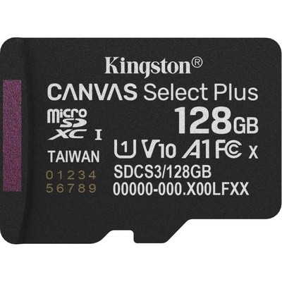 Kingston 128GB microSDXC SDCS3/128GBSP