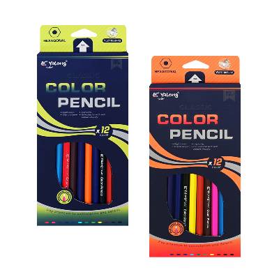 Цветни моливи с гума /12 цвята/ (К55149)