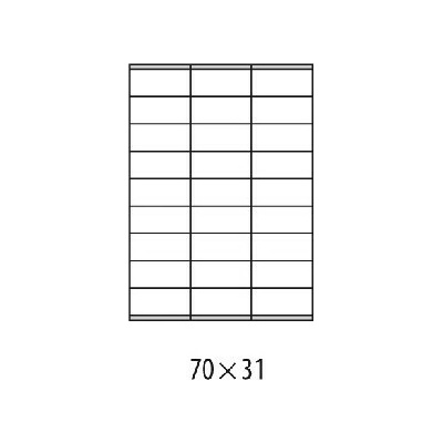 Etikety univerzálne 70x31mm Agipa A4 100 hárkov