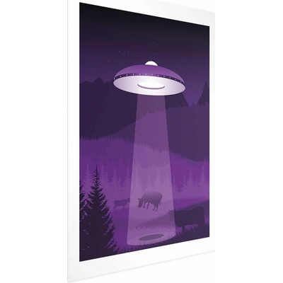 Artgeist Plakát - UFO Velikost (šířka x výška): 60x90 cm, Provedení: Bez rámu