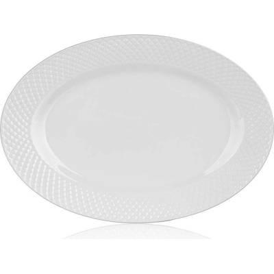 Banquet Talíř oválný 34,5x24,2cm DIAMOND keramický