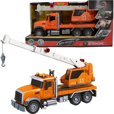 Sparkys CITY SERVICE CAR - nákladní auto s jeřábem 1:14