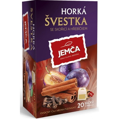 Jemča Horká Švestka čaj 20 x 2 g