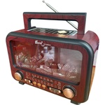 Foxgood Портативно соларно радио FP-2393S - Bluetooth, FM радио, МP3 плеър, USB и SD card (3034)
