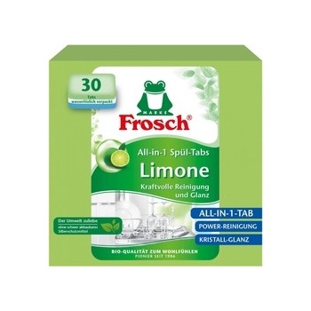 Frosch Tablety do myčky All-in-1 s vůní limetky - bio, 30 ks