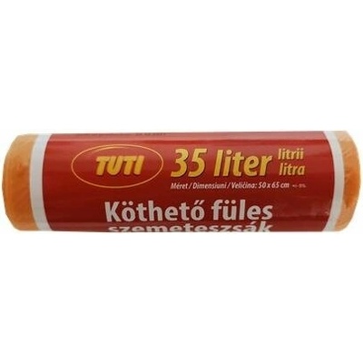 Tuti MDPE 35 l 9 μm 20 ks zaväzovacie žlté