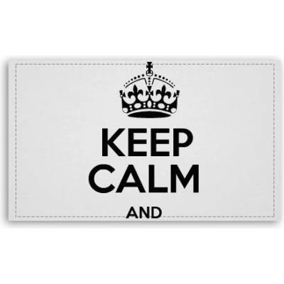 Fotoobraz 120x70 cm velký Keep calm