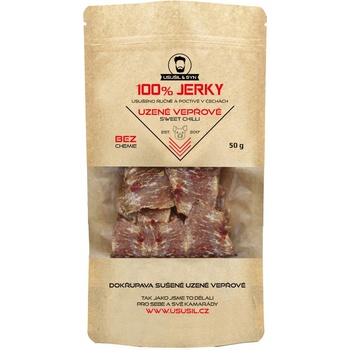Jerky Usušil & Syn Údené bravčové sweet chilli 50 g