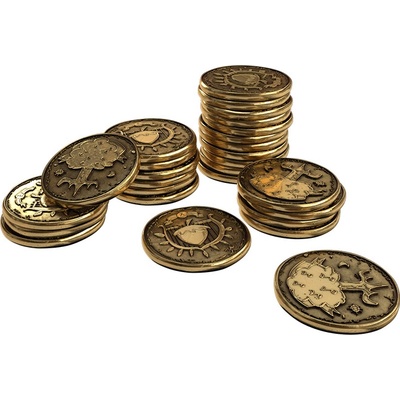 Final Frontier Games Bardwood Grove: Metal Coin Set