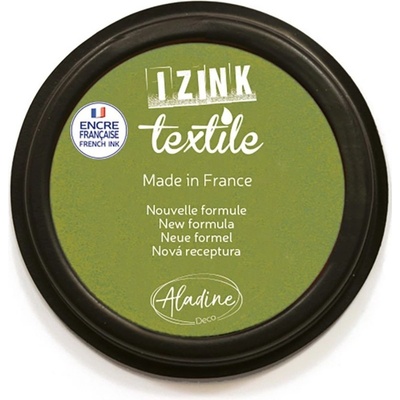 Aladine Razítkovací polštářek Izink Textile zelená