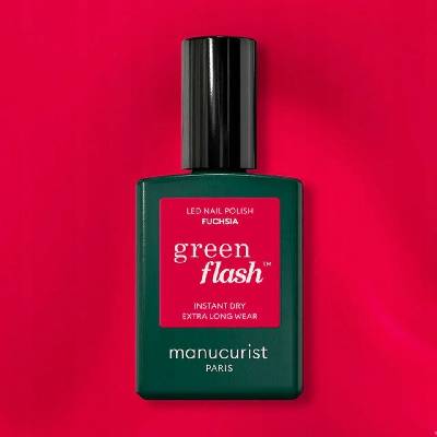 Collistar MANUCURIST Green Flash LED gélový lak na nechty fuchsiový 15ml