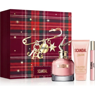 Jean Paul Gaultier Scandal комплект за жени Eau de Parfum 80 ml + Парфюмна вода миниатюра 10 ml + Ло