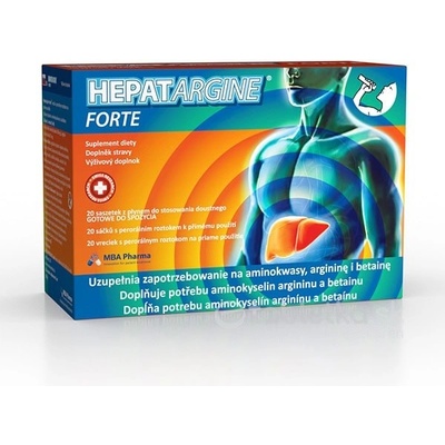 HEPATARGINE Forte Betain + L-arginin 20 vreciek