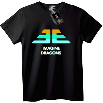 NOONEBRAND Тениска Imagine Dragons Лого - 6XL, White