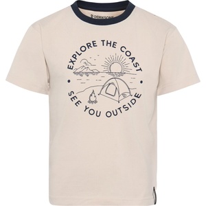 Didriksons Детска тениска Didriksons Kid's Mynta T-Shirt 4 T-shirt - Sand Beige - размер 120 (704-5795-0415)