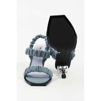 Karl Lagerfeld сандали с дебел ток дамски Karl Nft Heel (KL39116D.DAB)