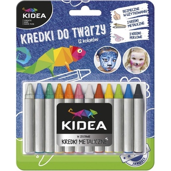 Image 1 of kidea - Пастели за лице 12 цвята