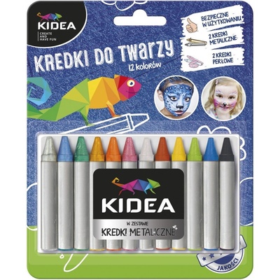 kidea - Пастели за лице 12 цвята