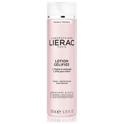 LIERAC Гел - лосион 2 в 1 , Lierac Lotion Gelifiee Double Nettoyant 200ml