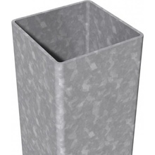Kovový pozinkovaný sloupek 120 x 120 mm - délka 3 m ✔ Bez držáků plotových polí