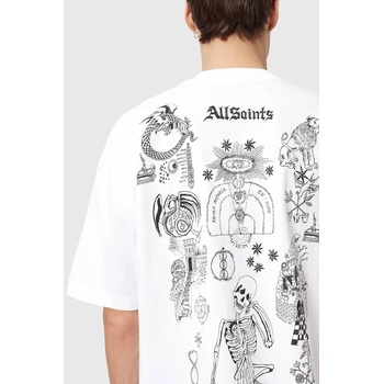 AllSaints Памучна тениска AllSaints TERRA (M023PE)