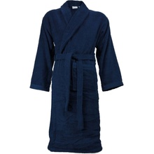 The One Towelling župan organic bathrobe z bio bavlny navy