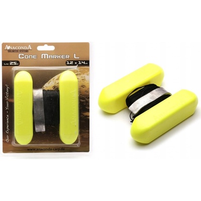 Anaconda H–bojka Cone Marker se zátěží signální žlutá 12 x 14cm