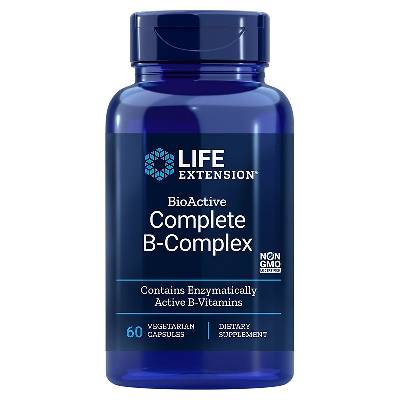 Life Extension BioActive Complete B-Complex 60 ks, vegetariánska kapsula