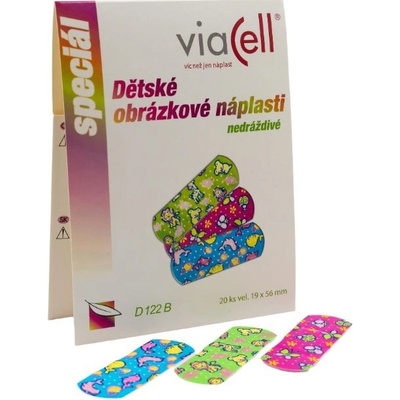 VIACELL s.r.o. Dětské náplasti Viacell D varianta: 20 ks D122B