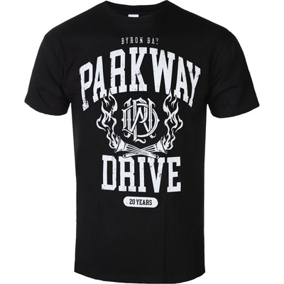 KINGS ROAD мъжка тениска Parkway Drive - 20 Years Crest Black - Черен - KINGS ROAD - 20214857