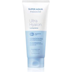Missha Super Aqua 10 Hyaluronic Acid хидратираща почистваща пяна 200ml
