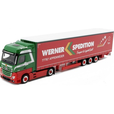 Herpa Mercedes Benz Actros 15m Werner 1:87