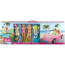 Barbie Elegantný kabriolet + bazén so šmykľavkou a Ken