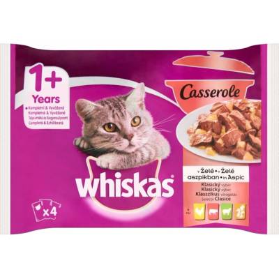 Whiskas Casserole mäsové menu 4 x 85 g