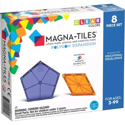 Magna-Tiles Magnetická stavebnica Polygons 8 ks